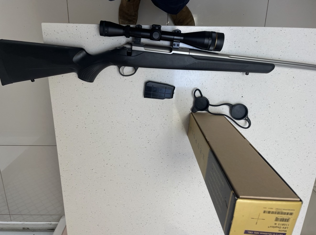 Tikka lite with Leupold VX2 6-18x40mm LRV Duplex