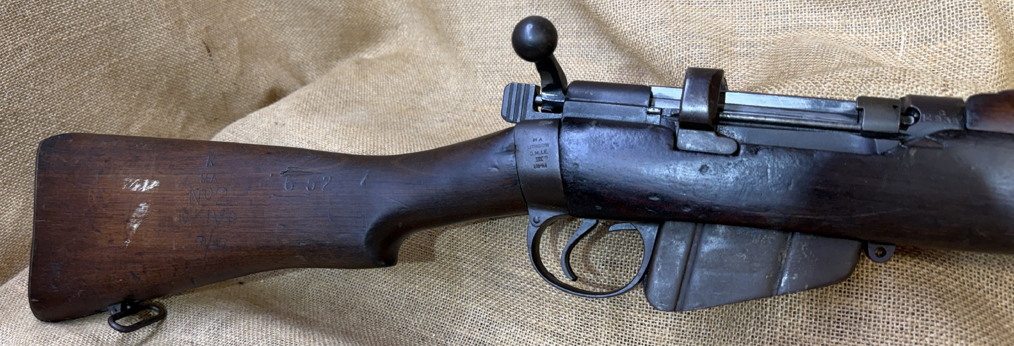 Lithgow, Smle No3, 22lr, Mag Cap 1, #3419